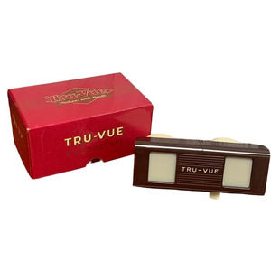 Vintage Tru Vue Pictures View Finder w 6 Worlds Fair Cavern Dell MI Film Rolls